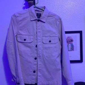 Cream h&m trench coat